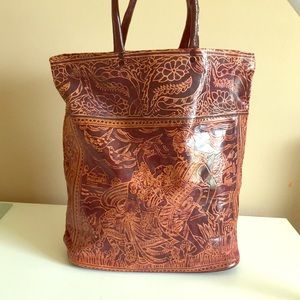 Tooled/Embossed Leather Bag